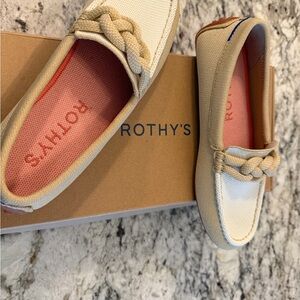 Rothy's Cappuchino Women's Loafers - The Braid Driver NWT